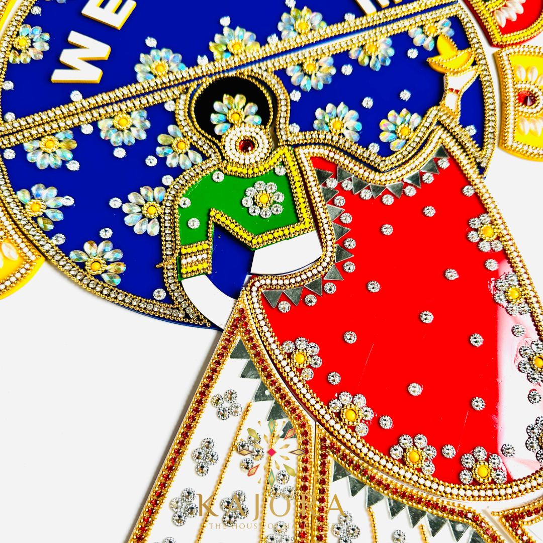 Welcome Acrylic Rangoli