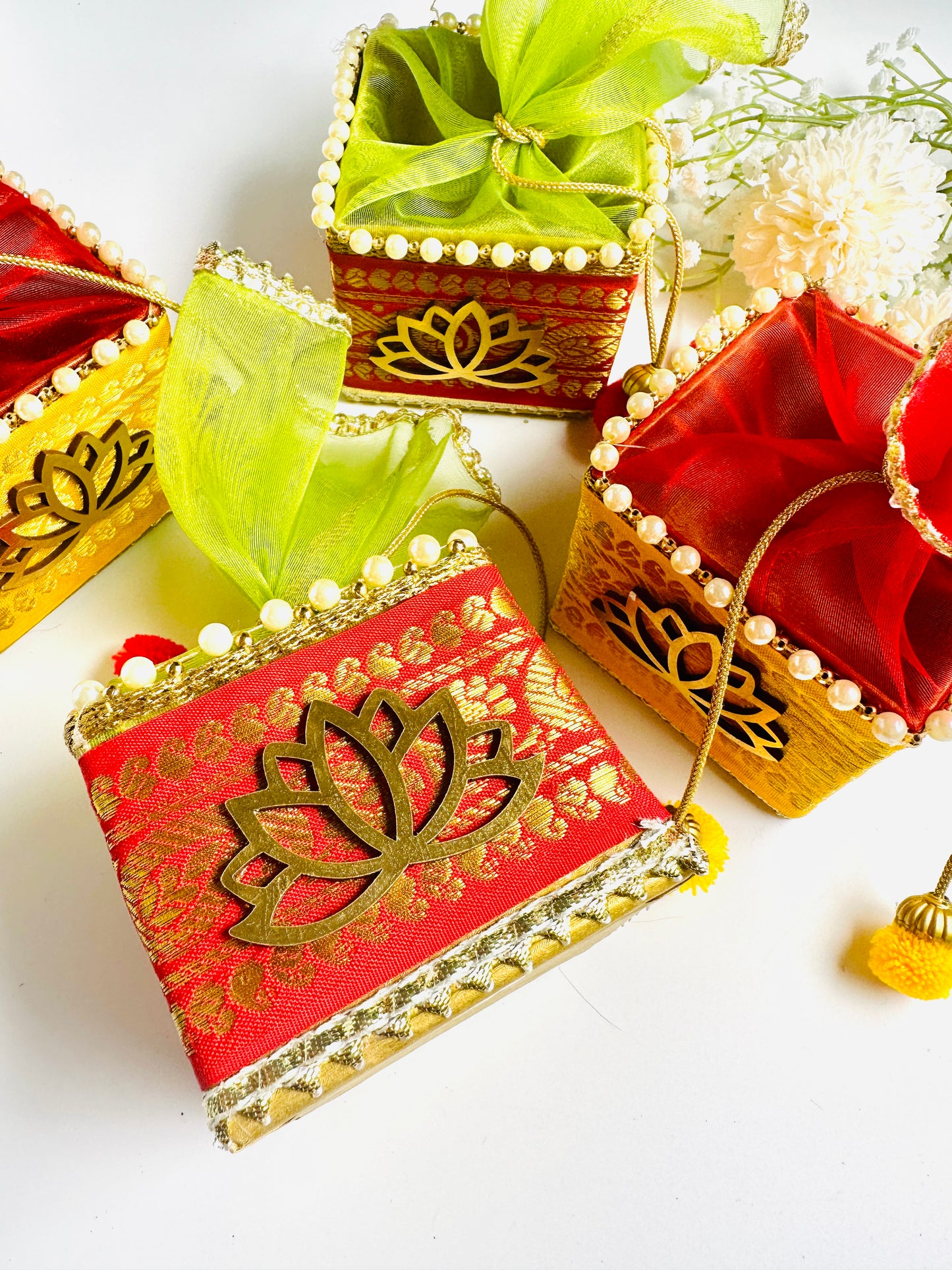 Ganesha/Lotus Potli Box