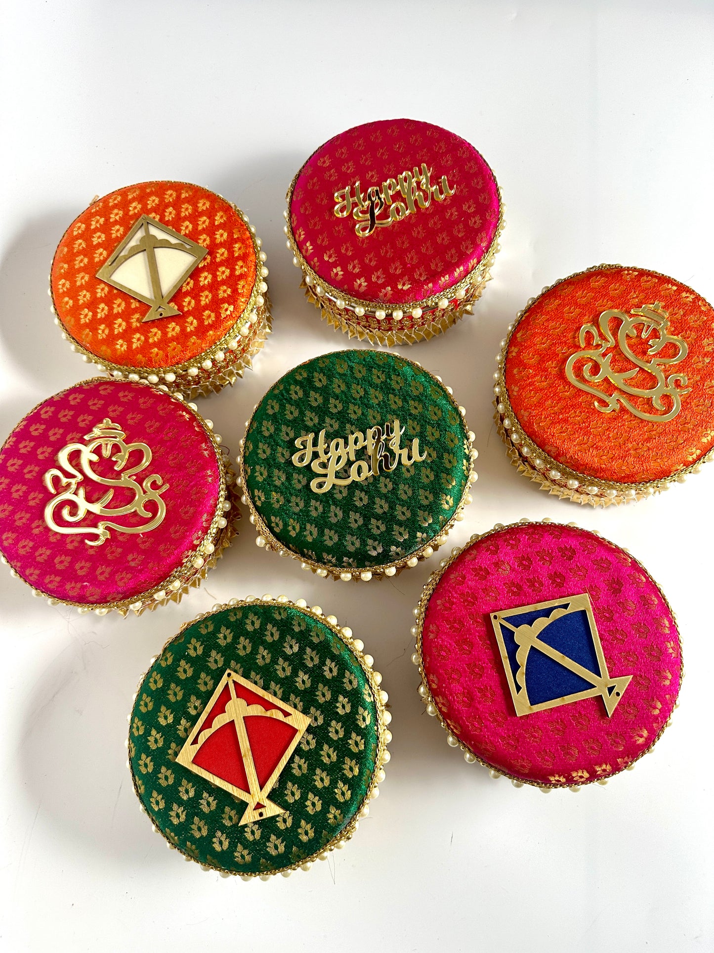 Brocade Stainless Steel Ladoo Box - 500 Grams