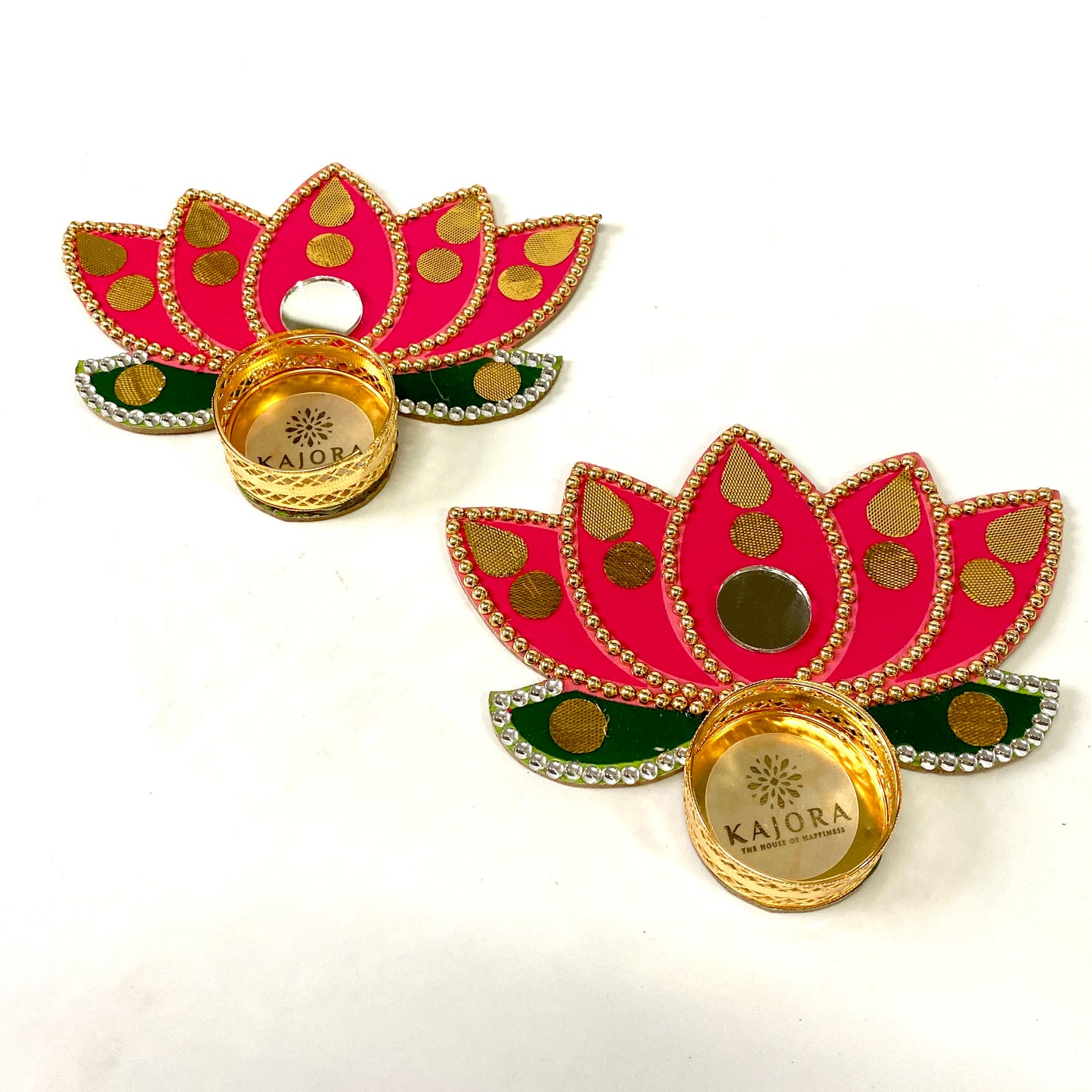 Lotus and Shankh Diya