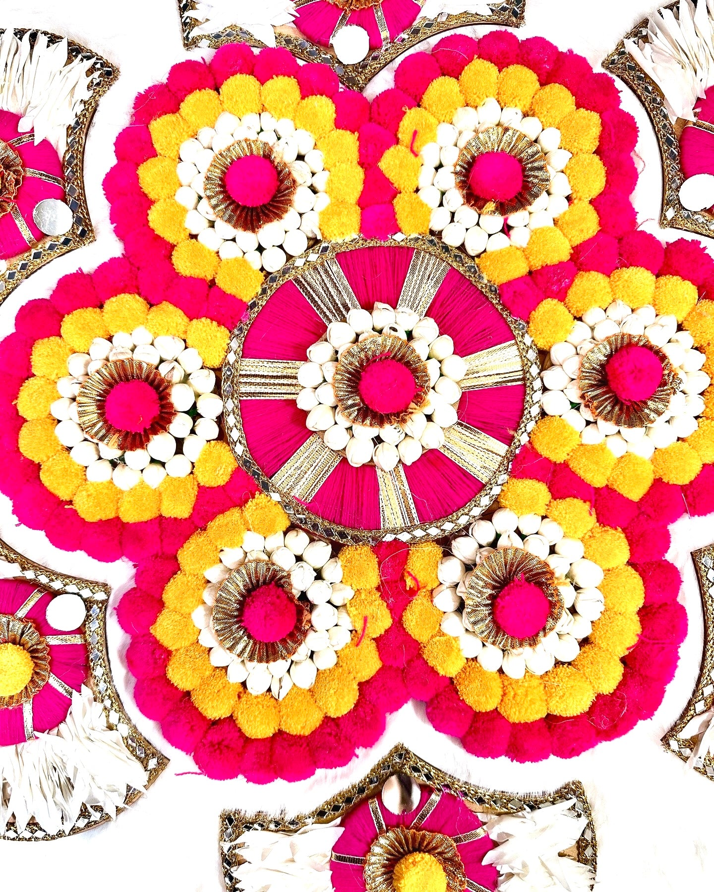 Pom Pom Rangoli