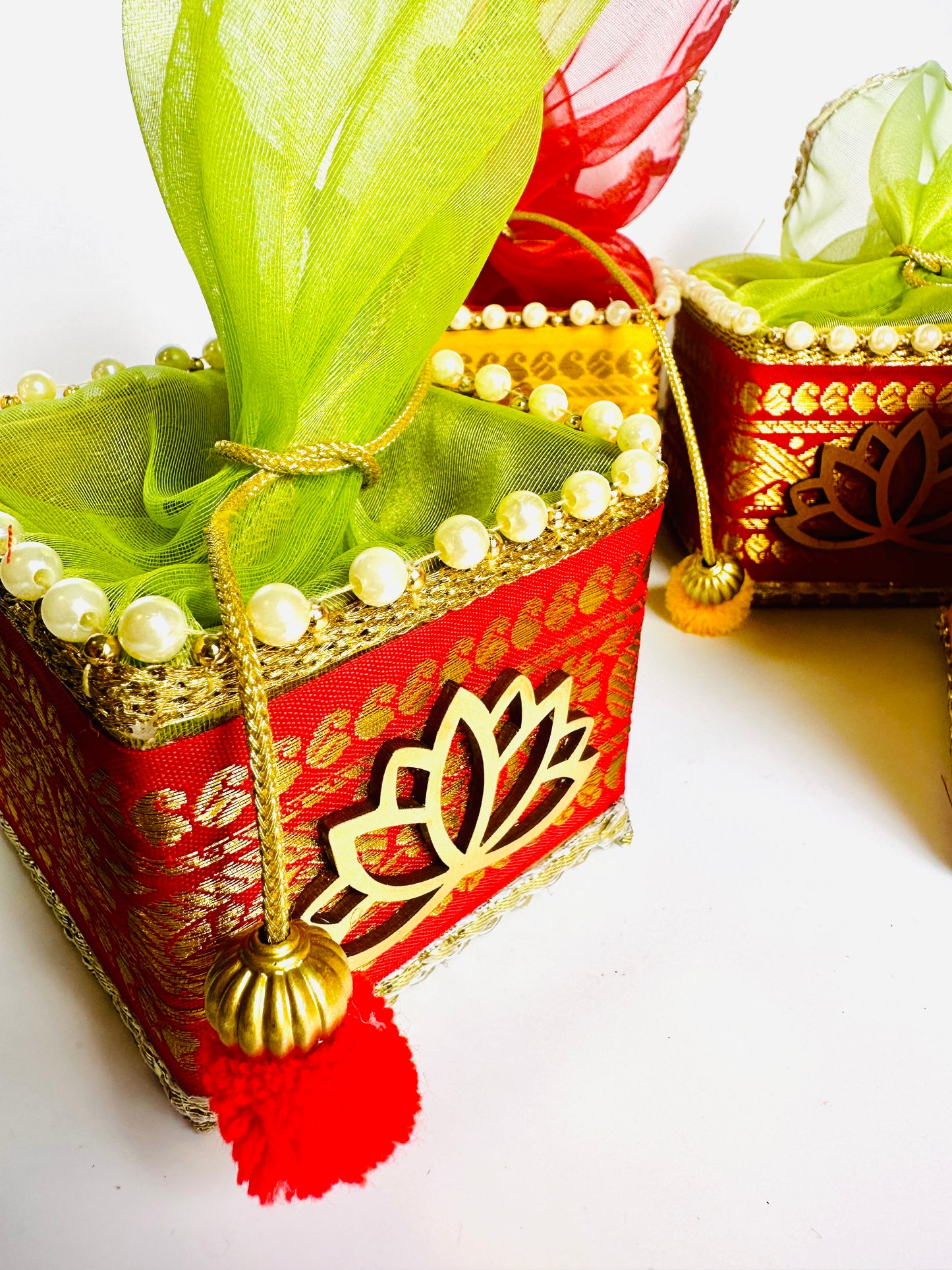 Ganesha/Lotus Potli Box