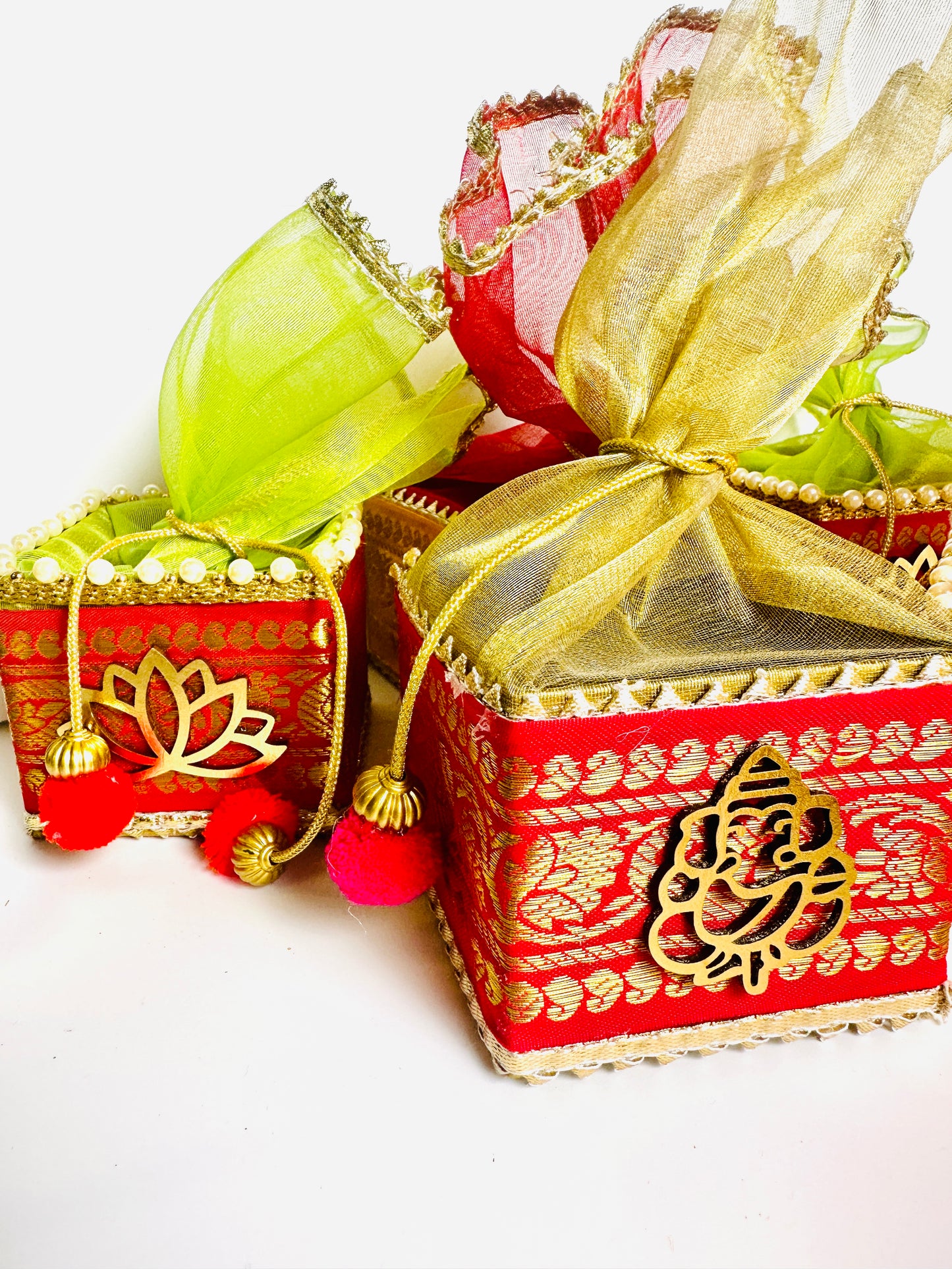 Ganesha/Lotus Potli Box