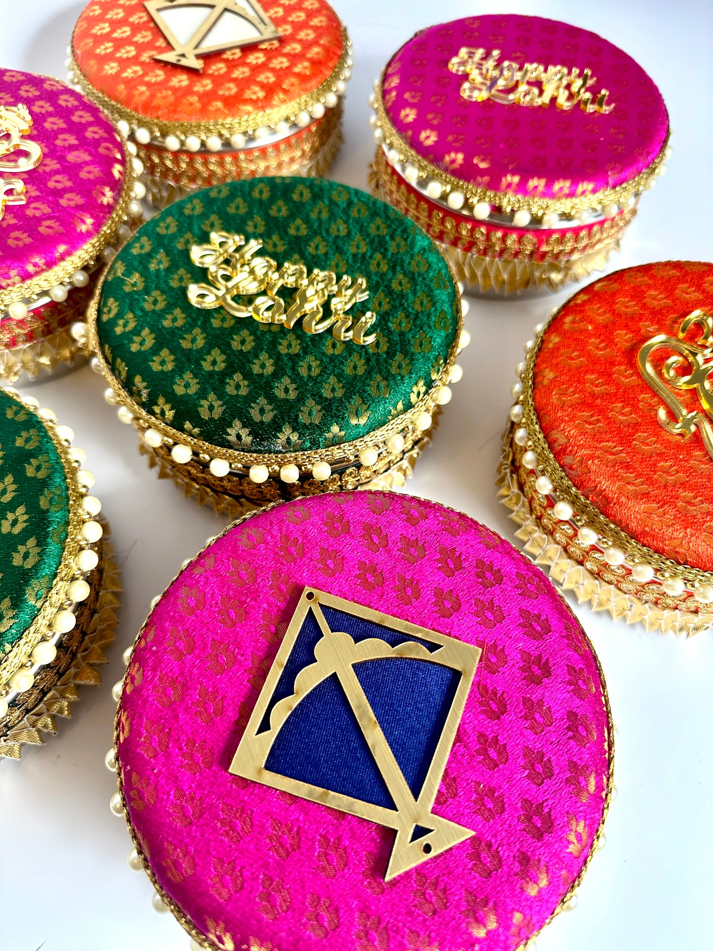 Brocade Stainless Steel Ladoo Box - 500 Grams