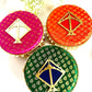 Brocade Stainless Steel Ladoo Box - 500 Grams