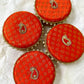 Brocade Stainless Steel Ladoo Box - 250 Grams