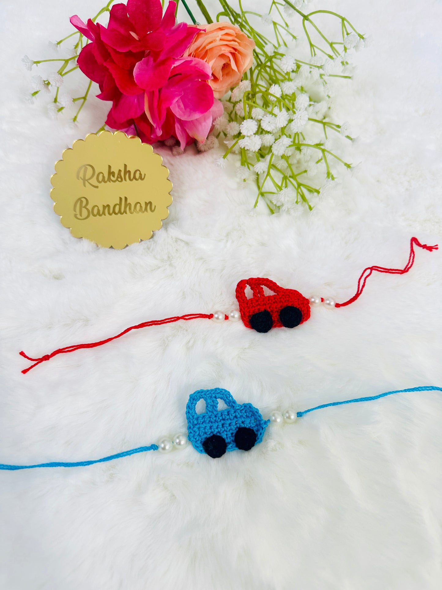 Handknit Rakhis