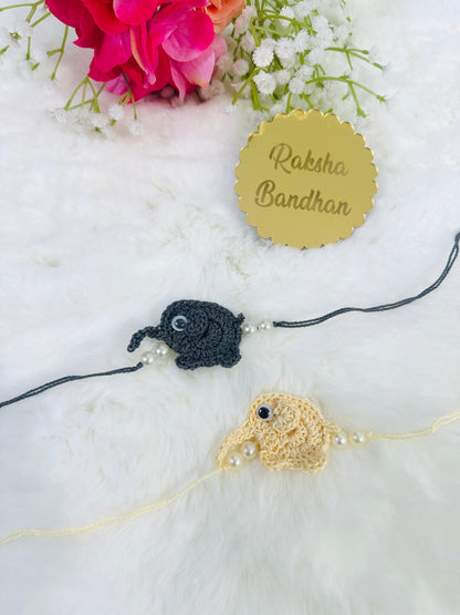 Handknit Rakhis