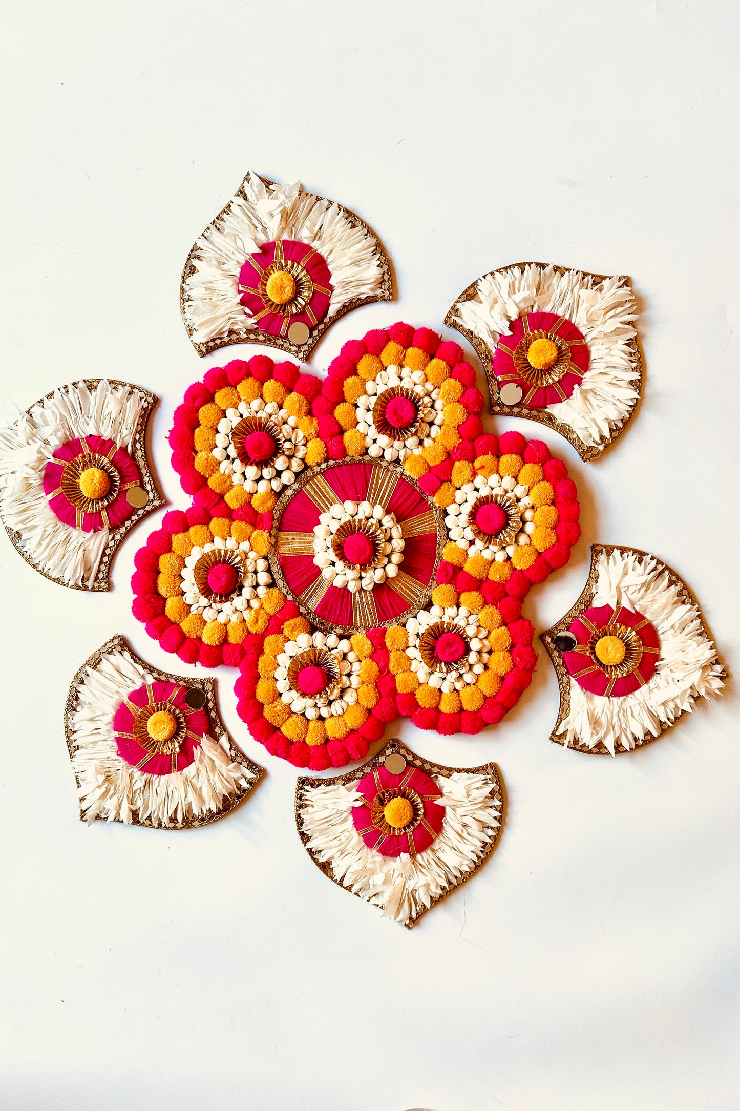Pom Pom Rangoli