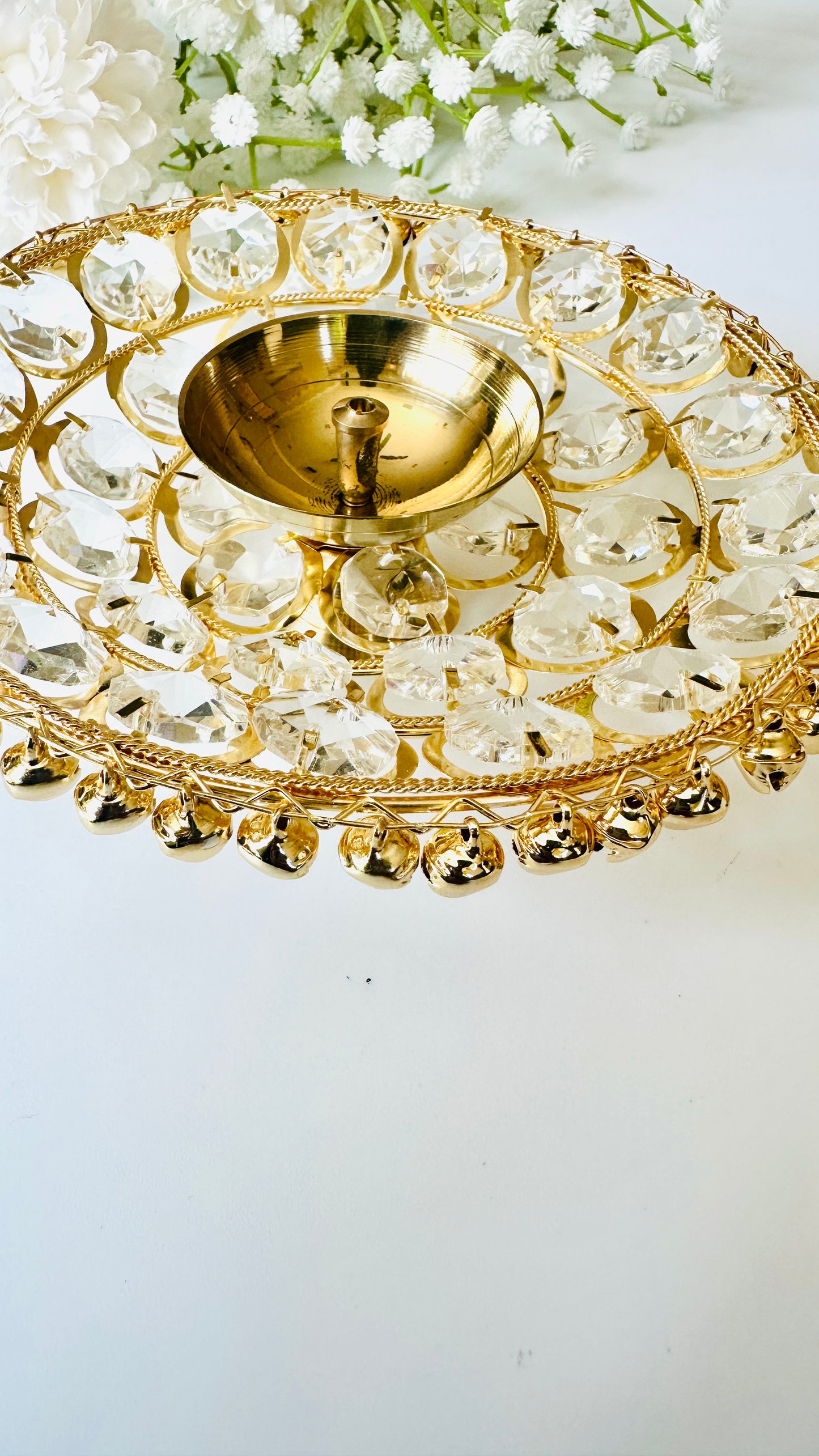 Urli Crystal Diya