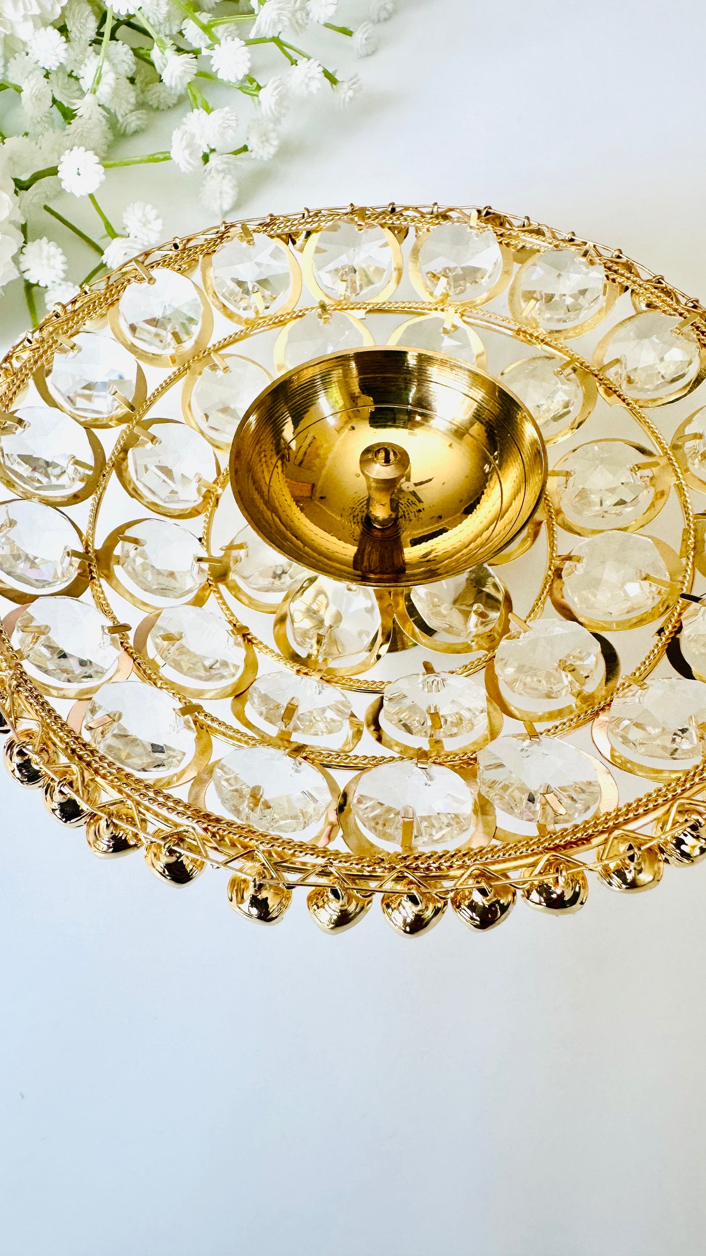 Urli Crystal Diya