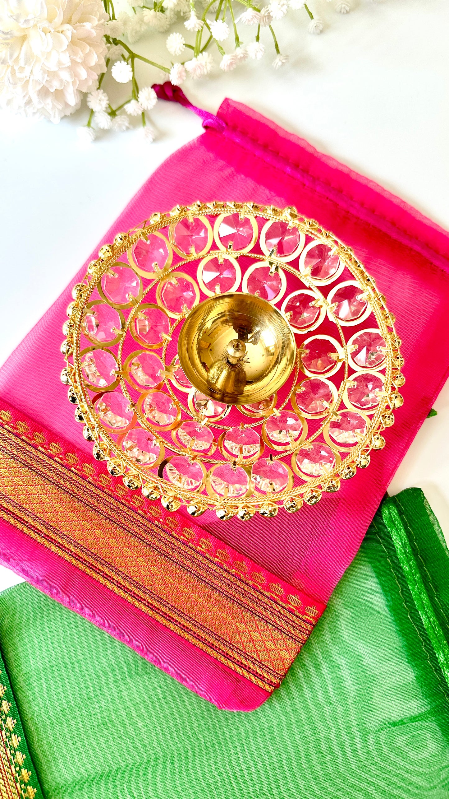 Urli Crystal Diya