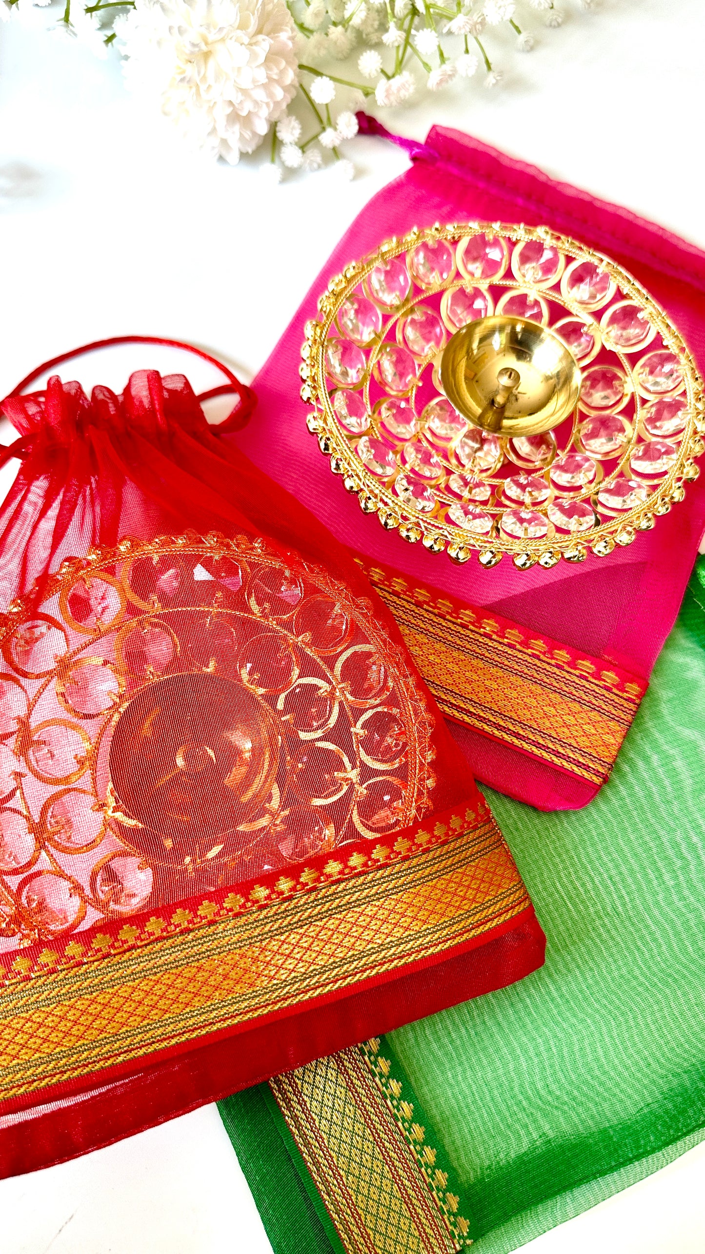 Urli Crystal Diya