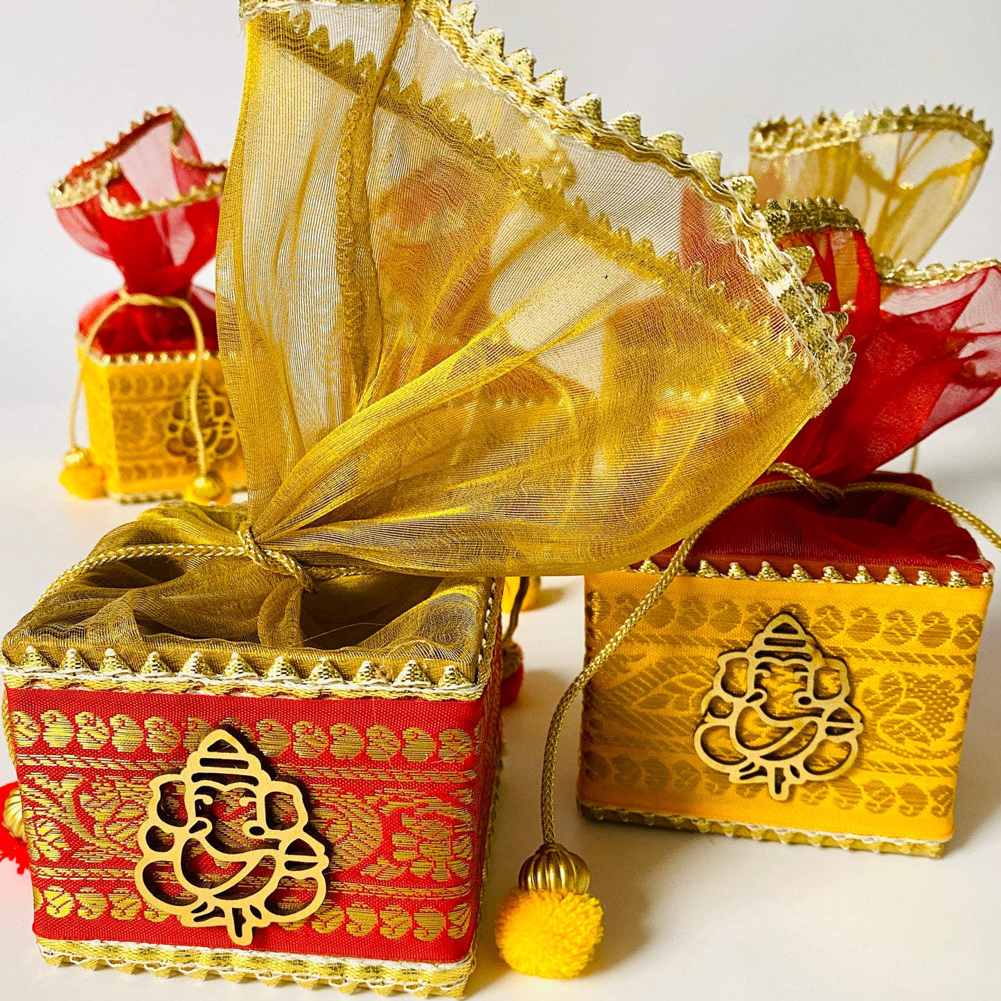 Ganesha/Lotus Potli Box