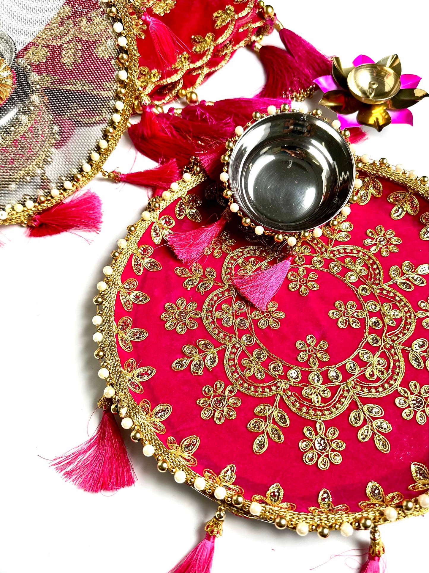 Karwachauth Zari Thali