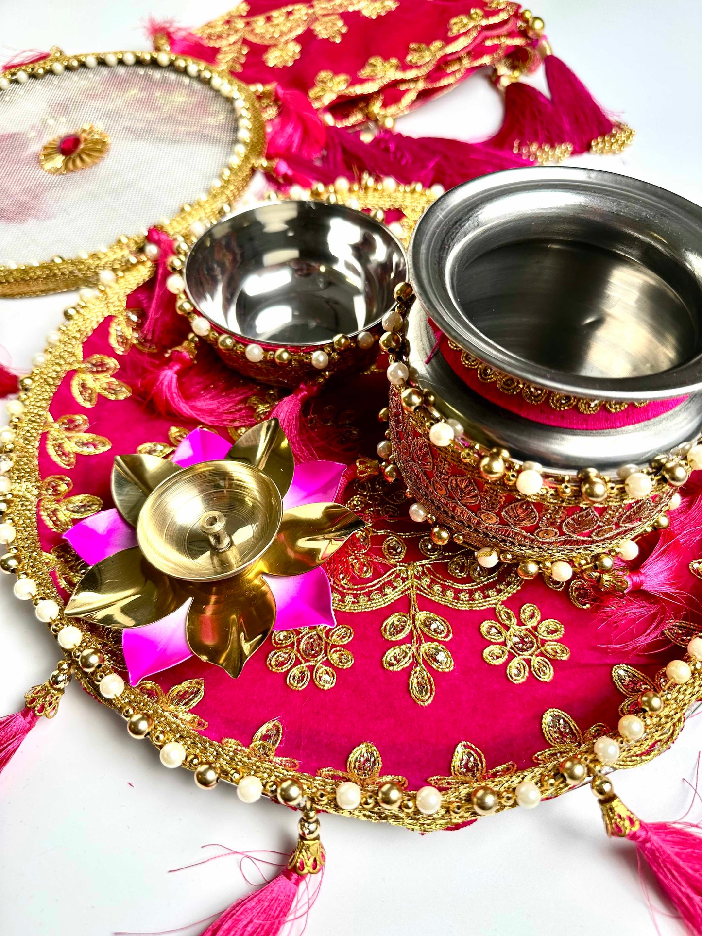 Karwachauth Zari Thali