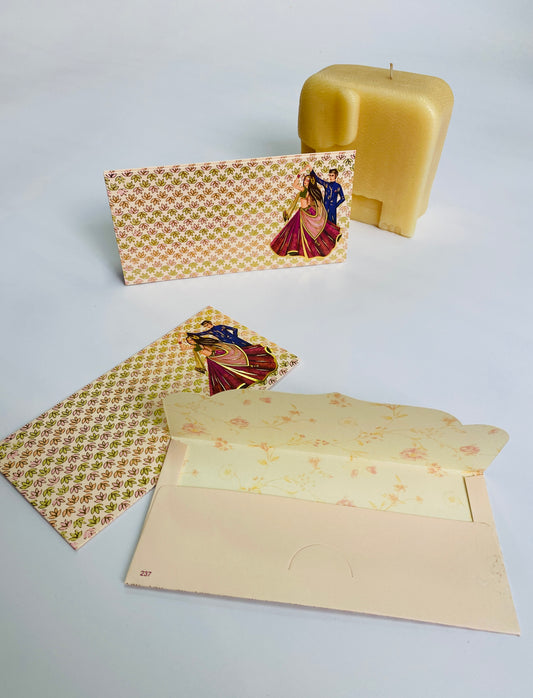 Bride and Groom Paper Envelope