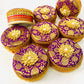 Brocade Stainless Steel Ladoo Box