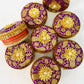 Brocade Stainless Steel Ladoo Box
