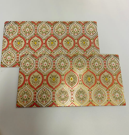 Mughal Floral Art Paper Envelope