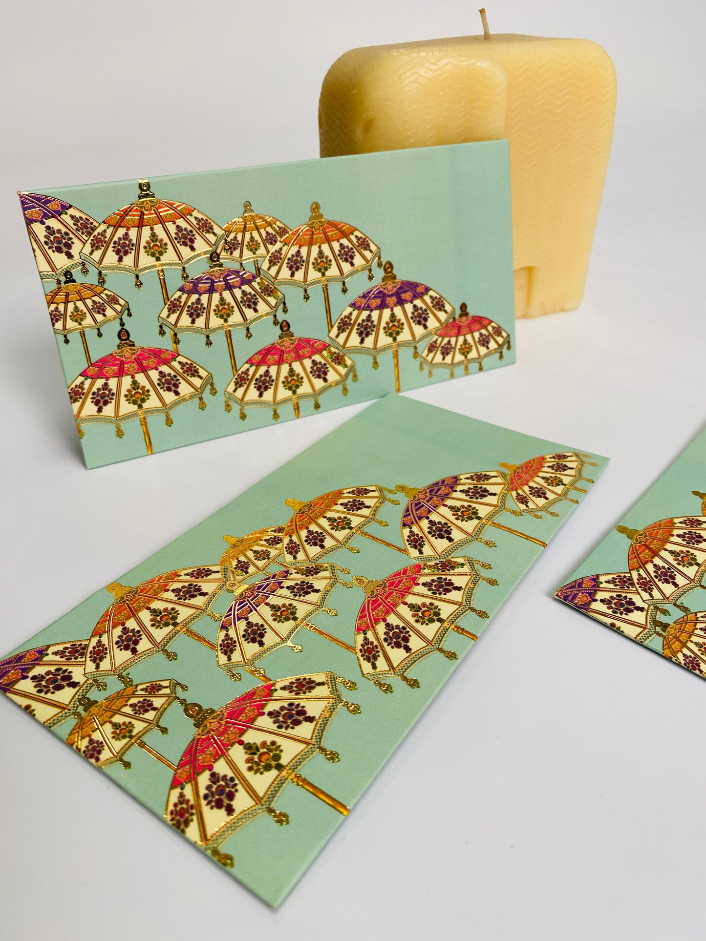 Festive Umbrella Paper Envelopes