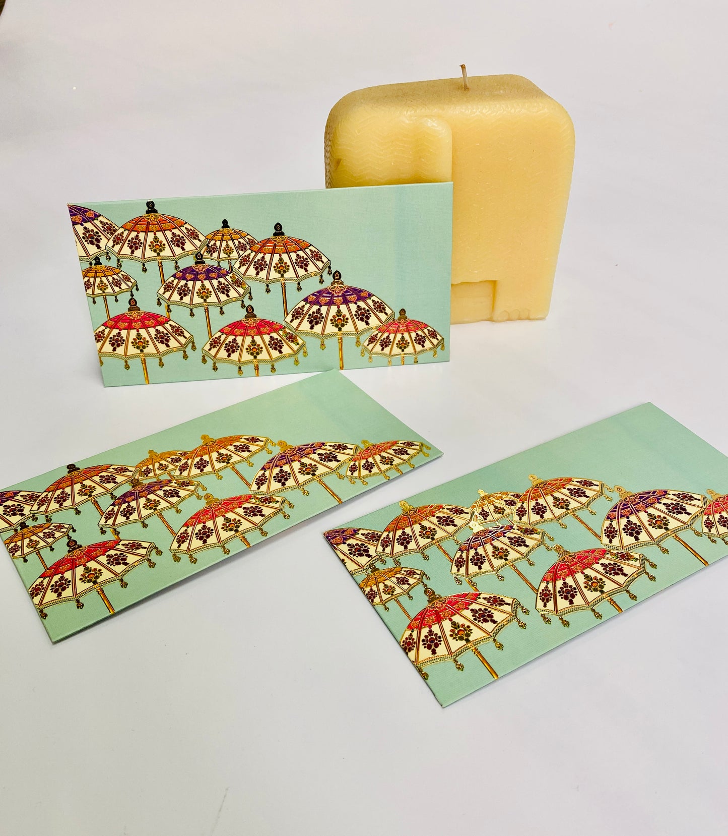 Festive Umbrella Paper Envelopes